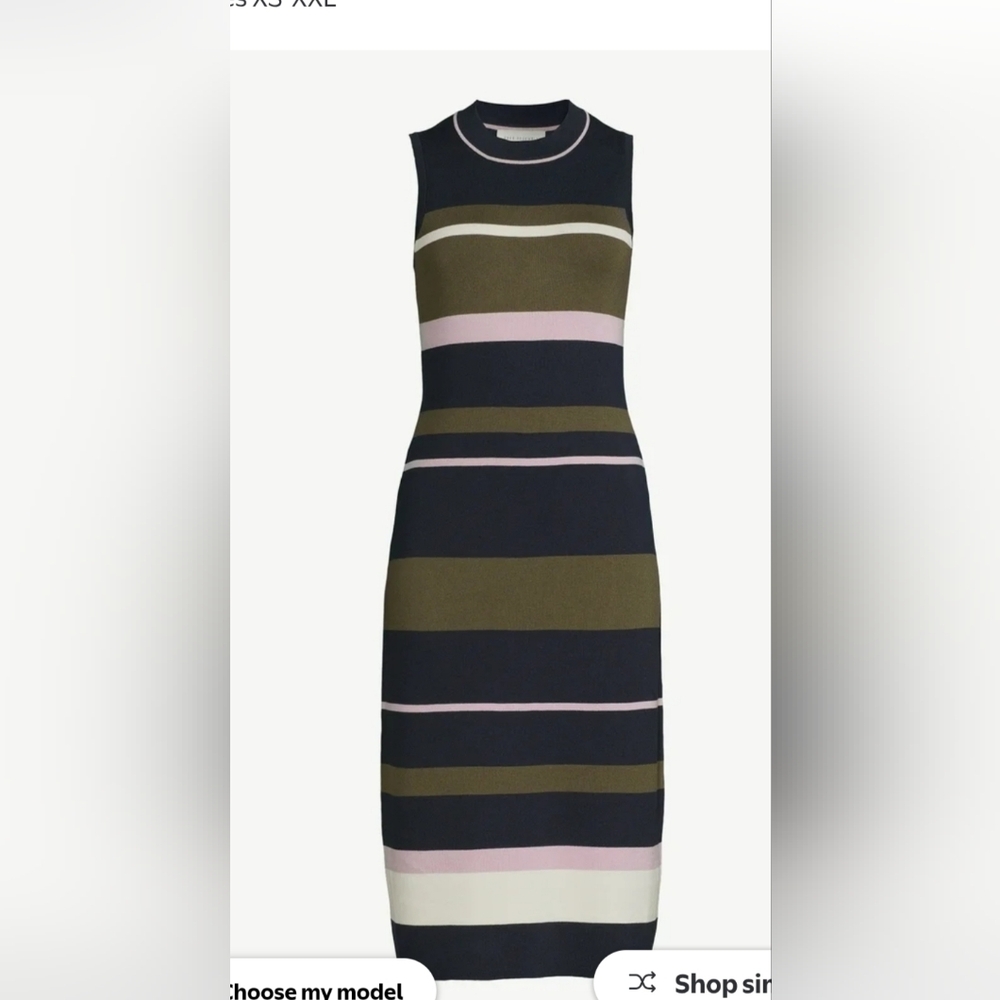 Free Assembly Women's Sleeveless Midi Sweater Dress, Size XXL